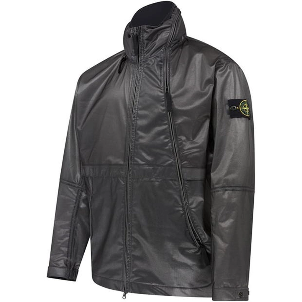 Stone Island Met Rpn Stand Collar Jacket - Grey